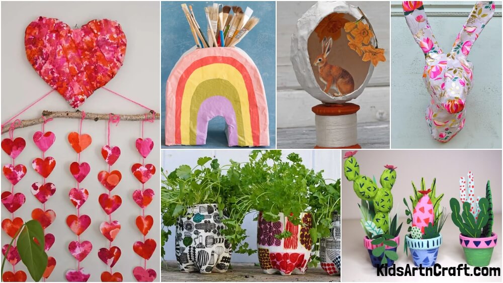 Paper Mache Decoration Crafts For Home- Featured Image