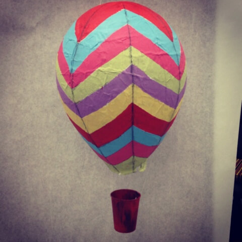 Paper Mache Hot Air Balloon Craft Ideas