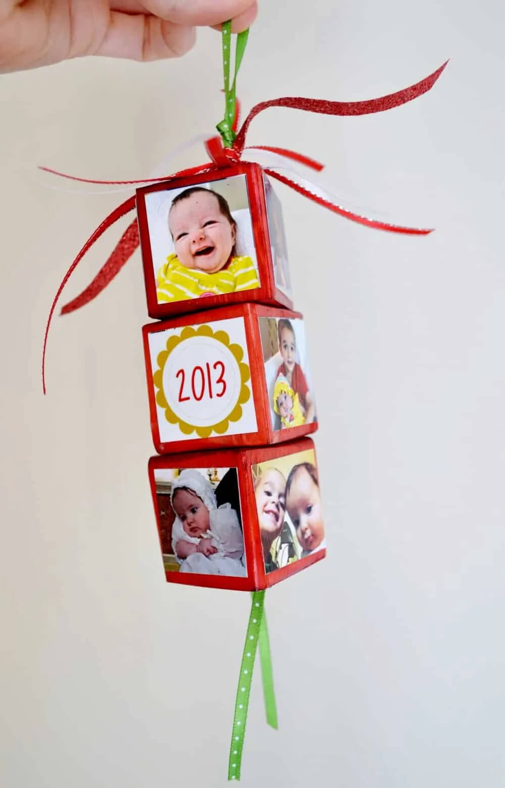 Personalized Photo Ornaments Craft Made With Mod Podge DIY Christmas Ornaments Crafts With Photos