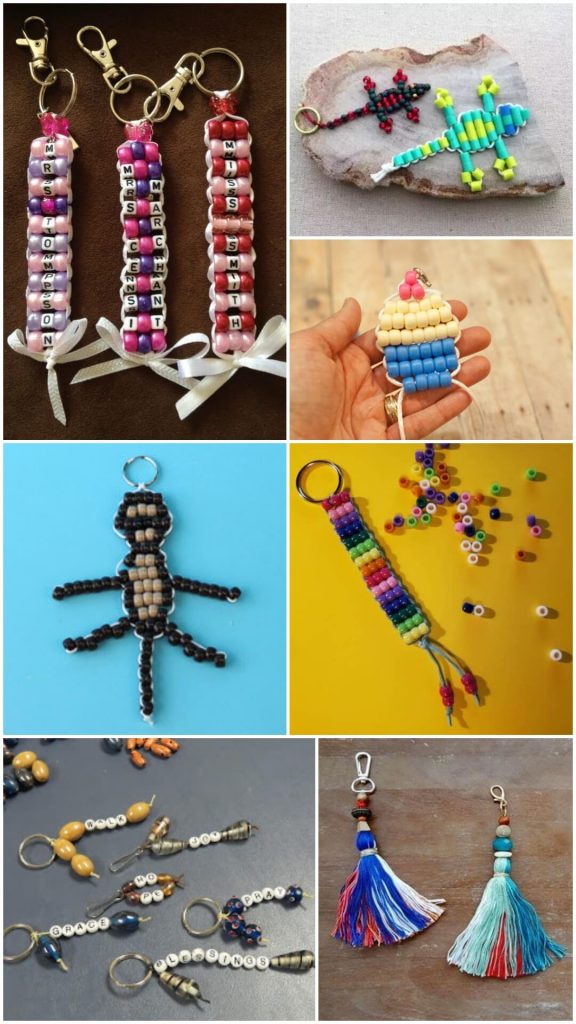 Pony Bead Keychain Craft Ideas Kids Art & Craft