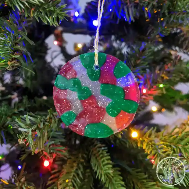 Melted Pony Bead Christmas Ornament Crafts