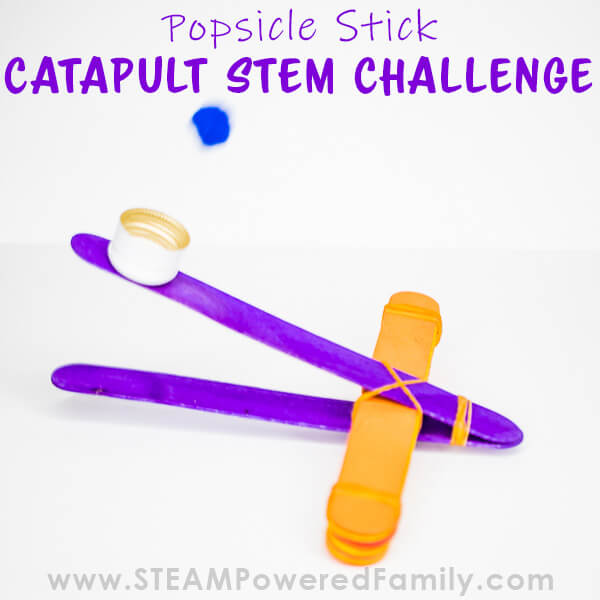 Popsicle Stick Catapult Stem Craft Idea For Kids
