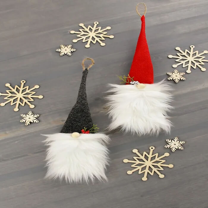 Quick & Easy Woodland Gnome Ornament Craft Tutorial