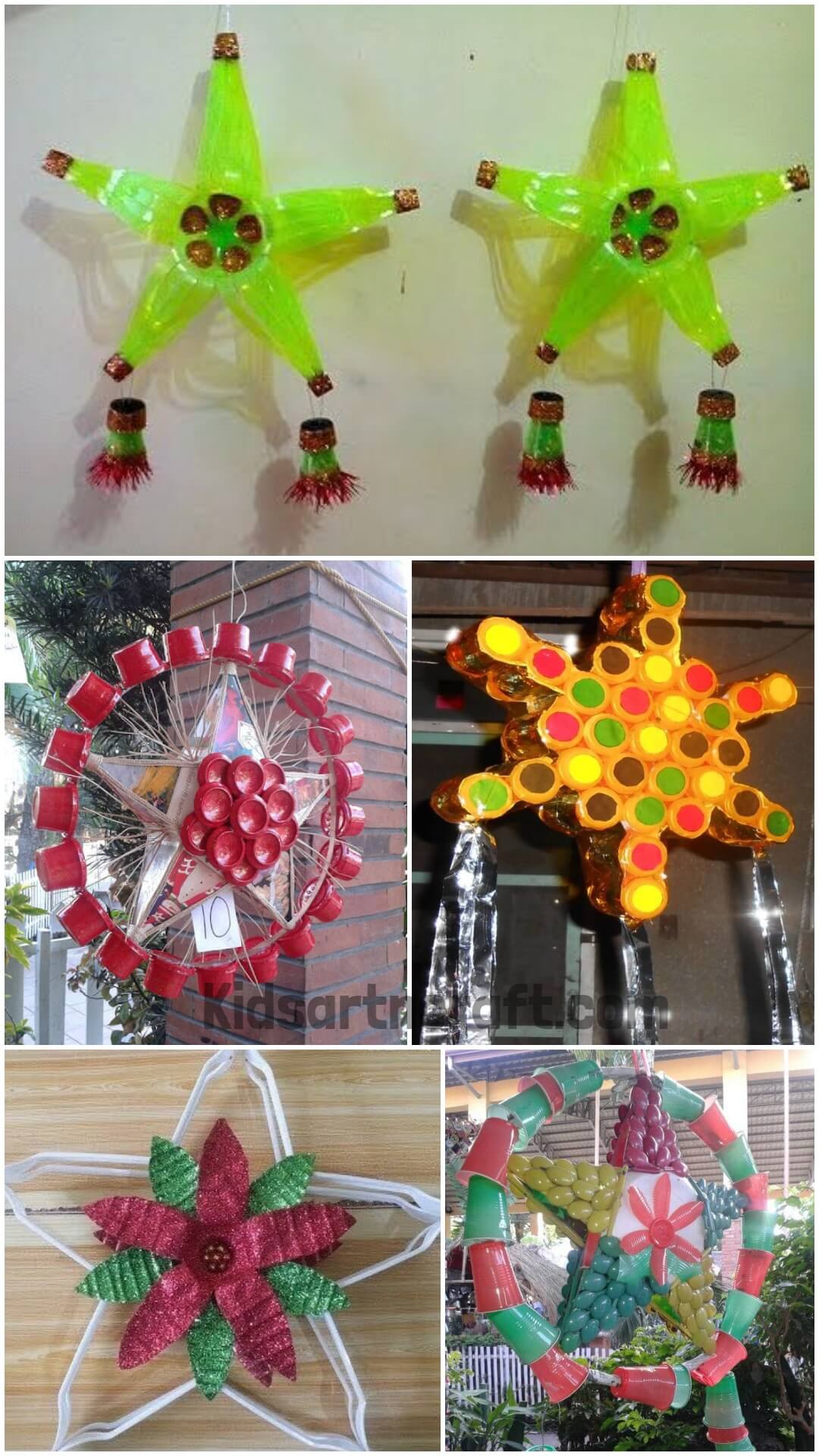 Recycled Christmas Parol Ideas