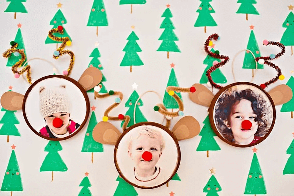 Rudolph Reindeer Ornament Craft Idea For Kids DIY Christmas Ornaments Crafts With Photos