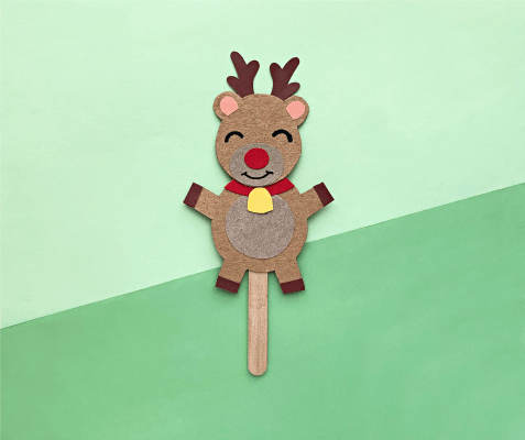 DIY Christmas Puppet Craft With Paper