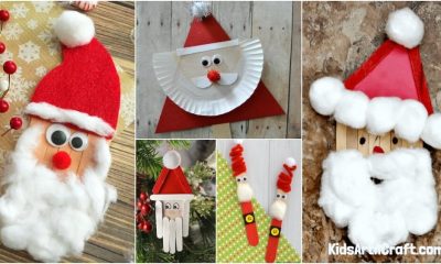 Santa Popsicle Crafts for Kids