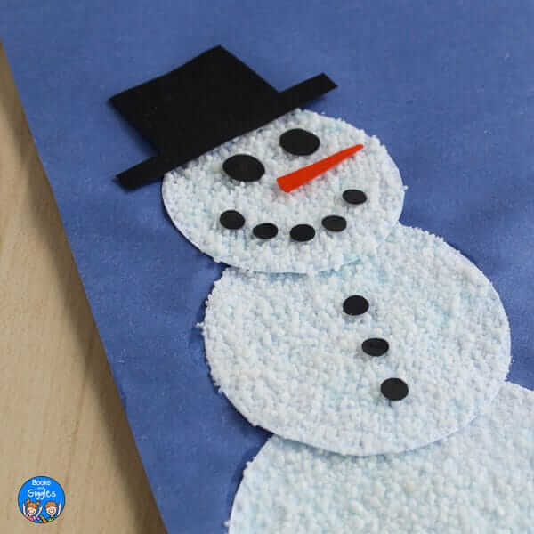 Simple & Fun Snowman Craft Using Paper & Cardstock