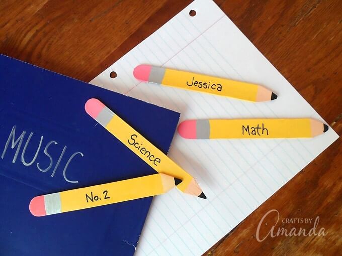 Simple Bookmark Pencil Craft With Popsicle Stick