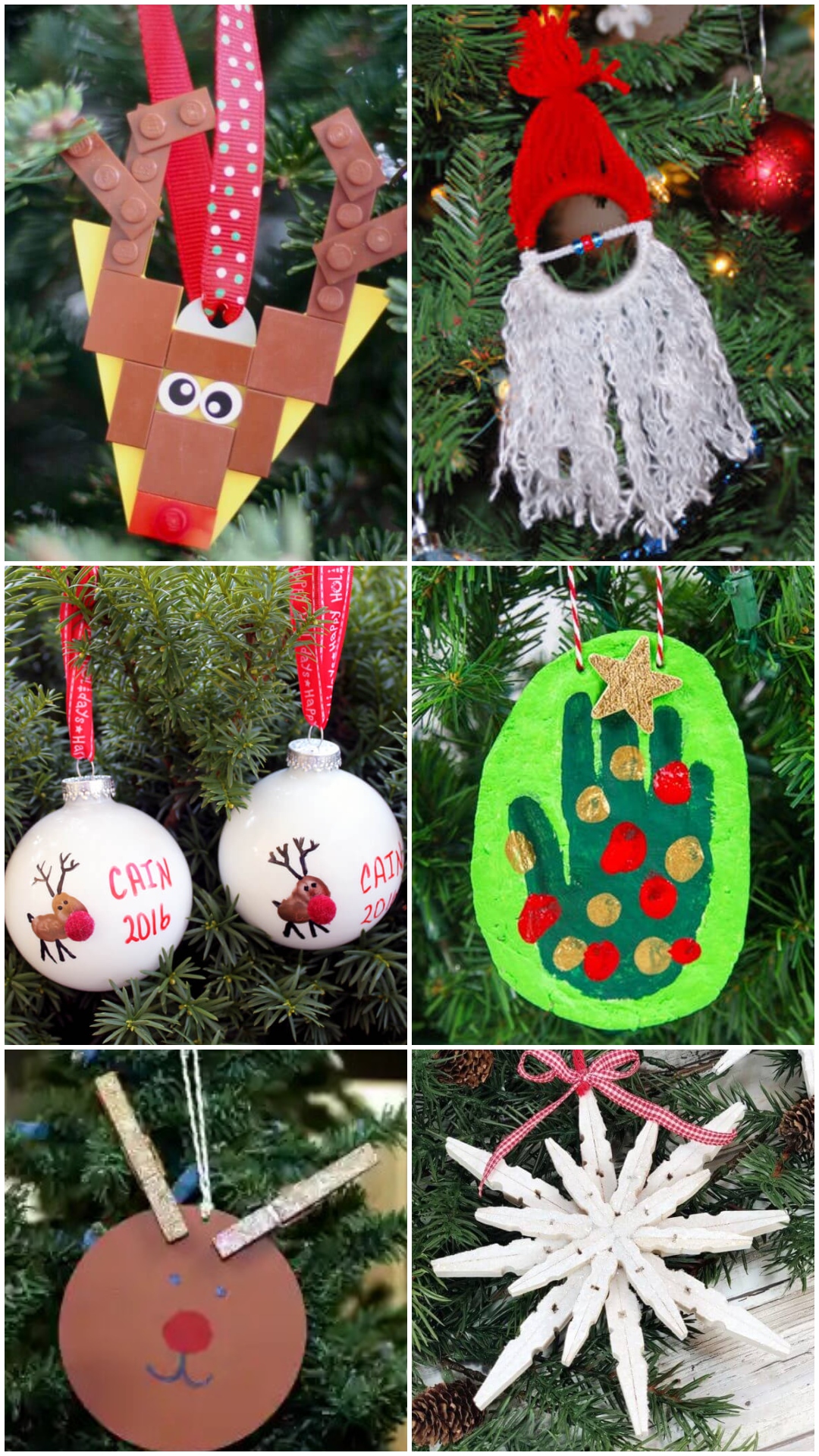 Simple Christmas Ornaments Crafts For Preschoolers 