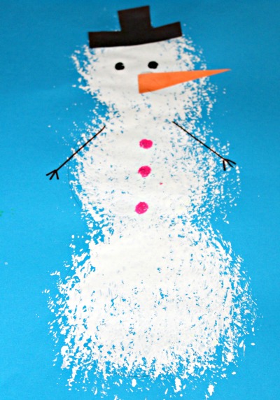 Easy Snowman Painting Craft Idea For Kindergartners