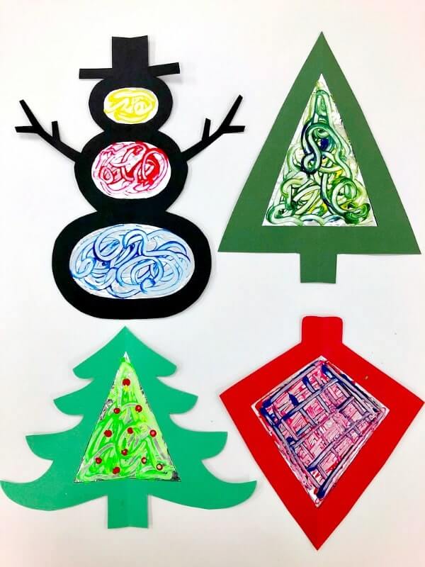 Simple Christmas Ornaments Crafts For Preschoolers