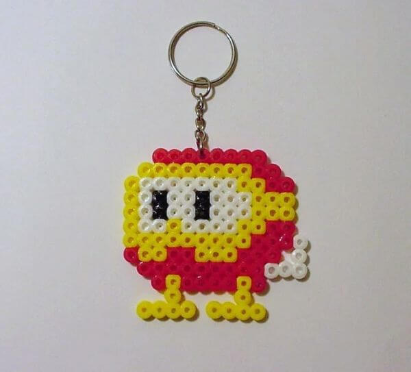 Unique Game Character Keychain Craft With Beads