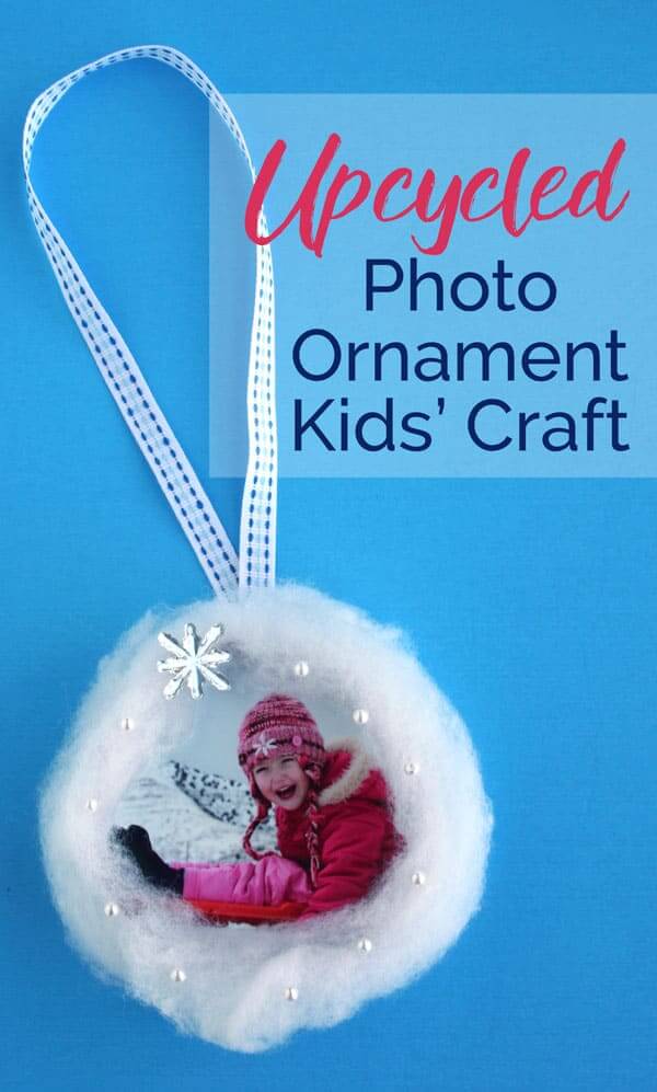 Upcycled Photo Frame Ornament Craft Ideas