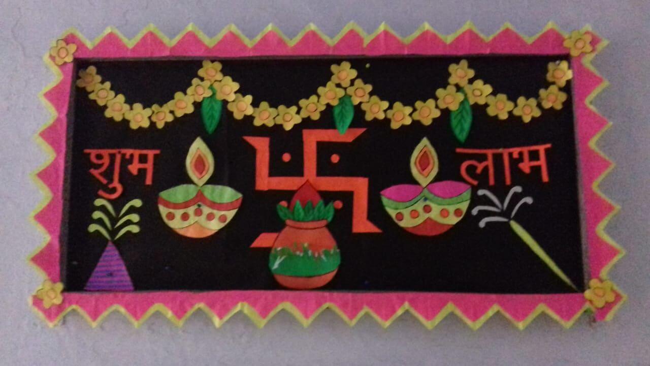 Amazing Display Board Decoration Competition For Diwali
