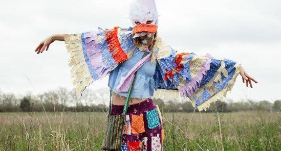 Amazing Mardi Gras Chicken Costume For Girls