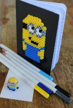 Awesome Minions Perler Bead Art Idea On NotebookEasy Perler Bead Patterns Anyone Can Do