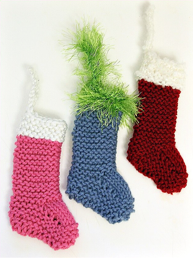 Basic Christmas Stocking Knitting Pattern