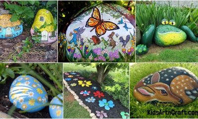 Big Rock Painting Ideas for Garden
