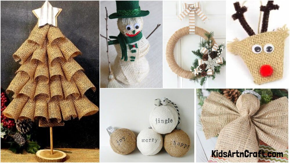 DIY Yarn Wrapped Ornaments Craft Ideas For Christmas