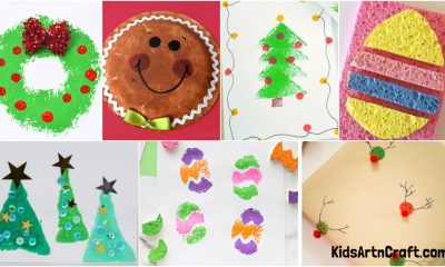 Christmas Easter Sponge Paintings Featured Image