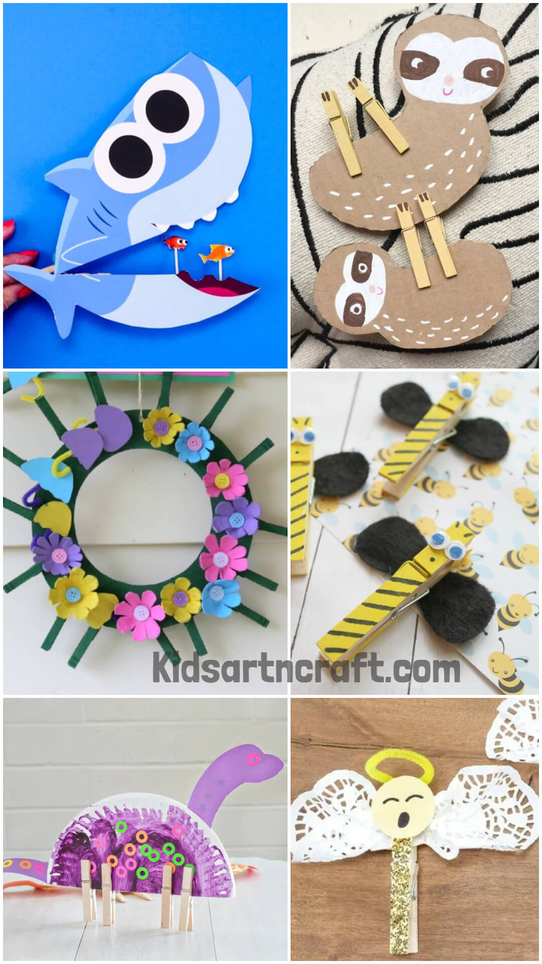 Clothespin Crafts for Kindergarten