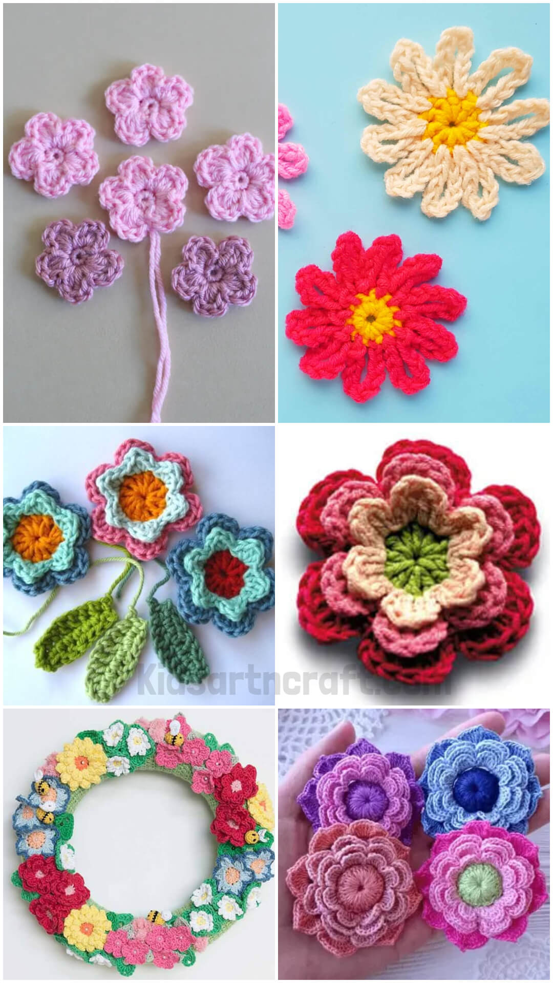 Beautiful Crochet Flower Patterns