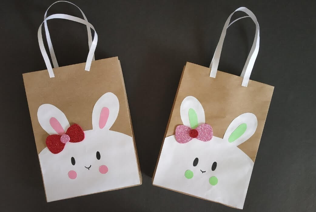 Cute Bunny Bags Crafting Idea For Easter