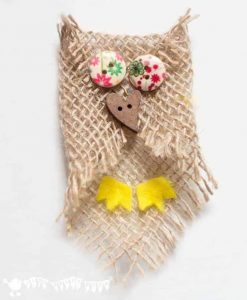 Cute Burlap Sack Owl Craft For Kids : Burlap Sack Craft Ideas