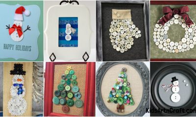 DIY Winter Button Crafts Featured Image