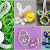 Easter Beads Crafts Using Pipe Cleaner