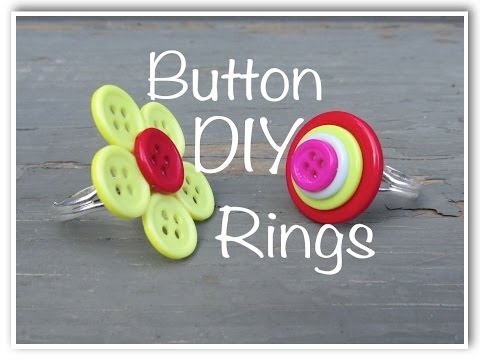 Easy Button Rings Jewellery Craft Project