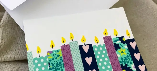 Easy To Make Washi Tape Birthday Card
