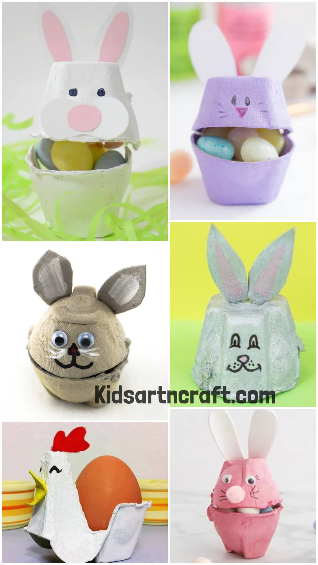 Egg Carton Easter Craft Ideas