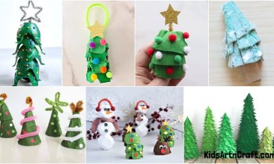 Egg Carton Tree Crafts Featured Image
