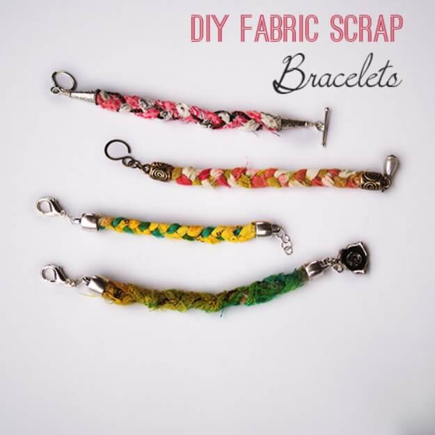 Fabric Bracelets DIY Craft 