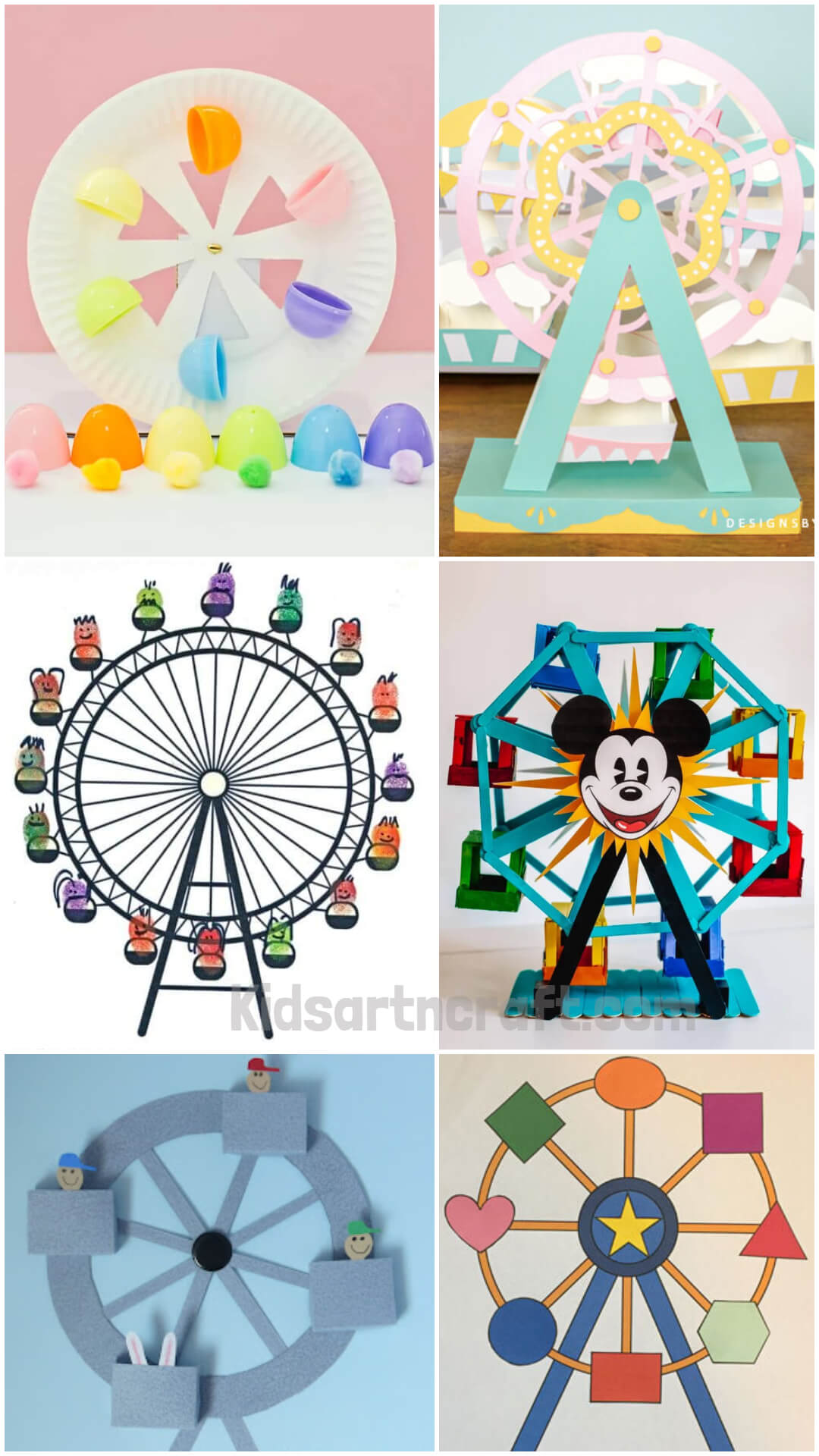 Ferris Wheel Art and Craft Ideas