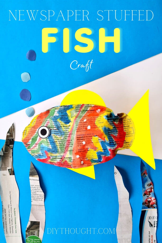 Handmade Colored Fish Craft For Kids To Make