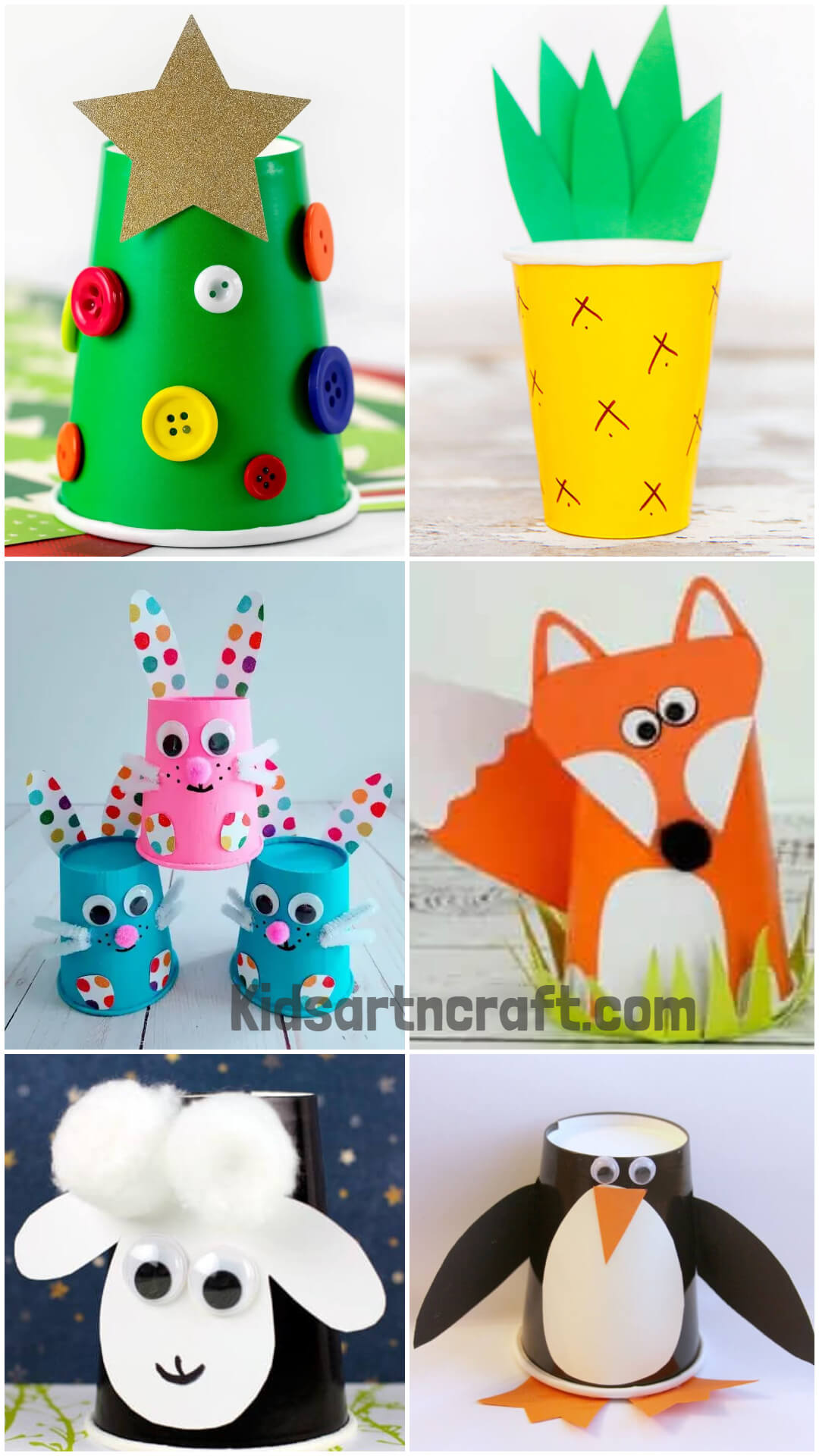 Paper Cup Craft For Toddlers