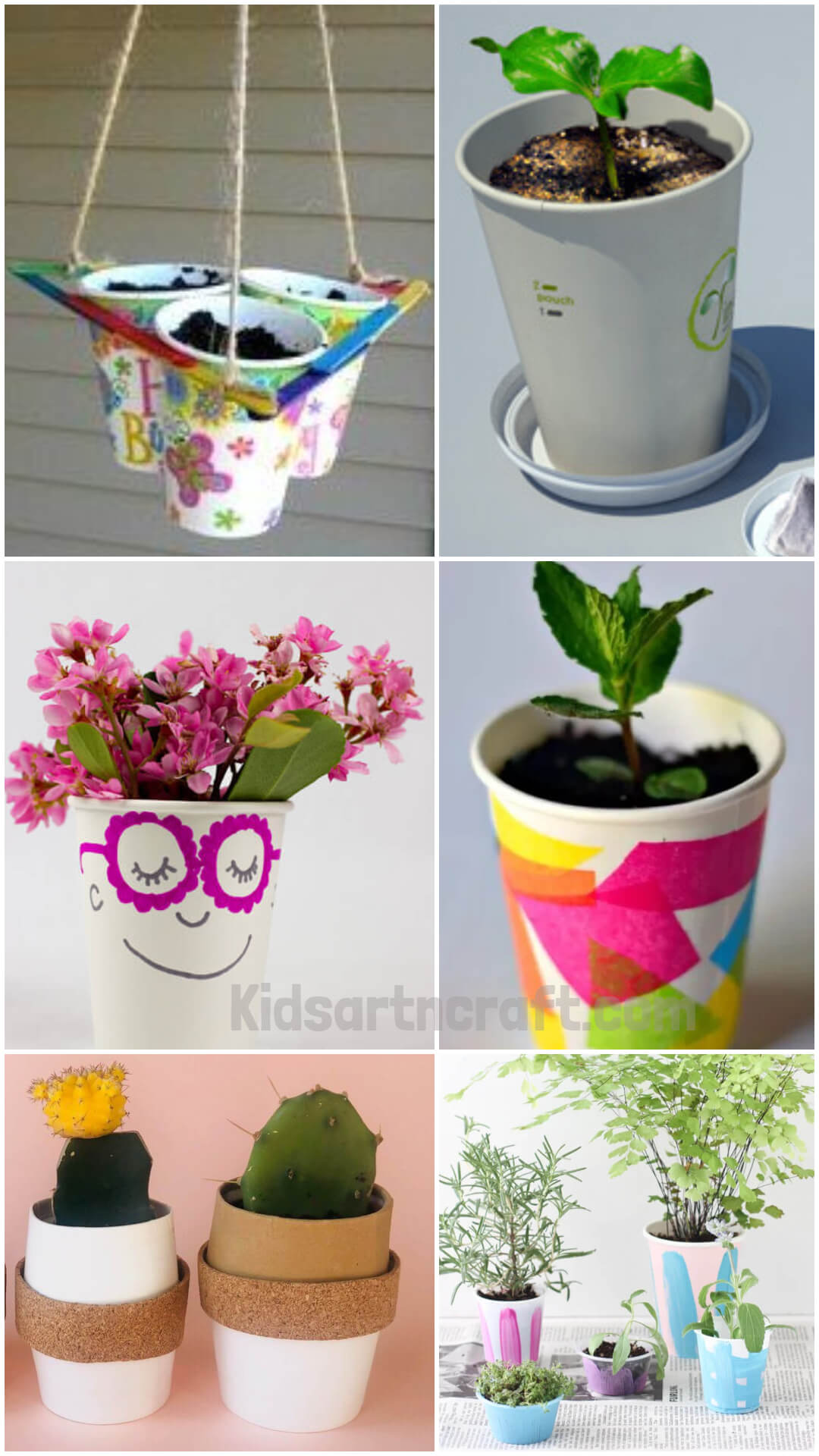 Paper Cup Planter Crafts