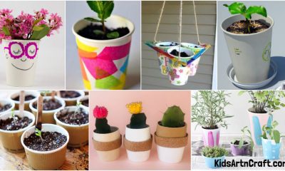 Paper Cup Planter Crafts Featured Image