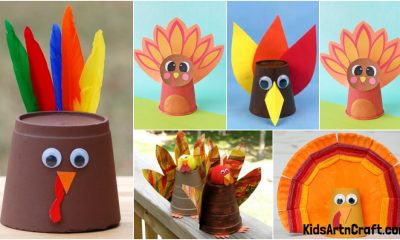 Paper Cup Turkey Crafts Featured Image