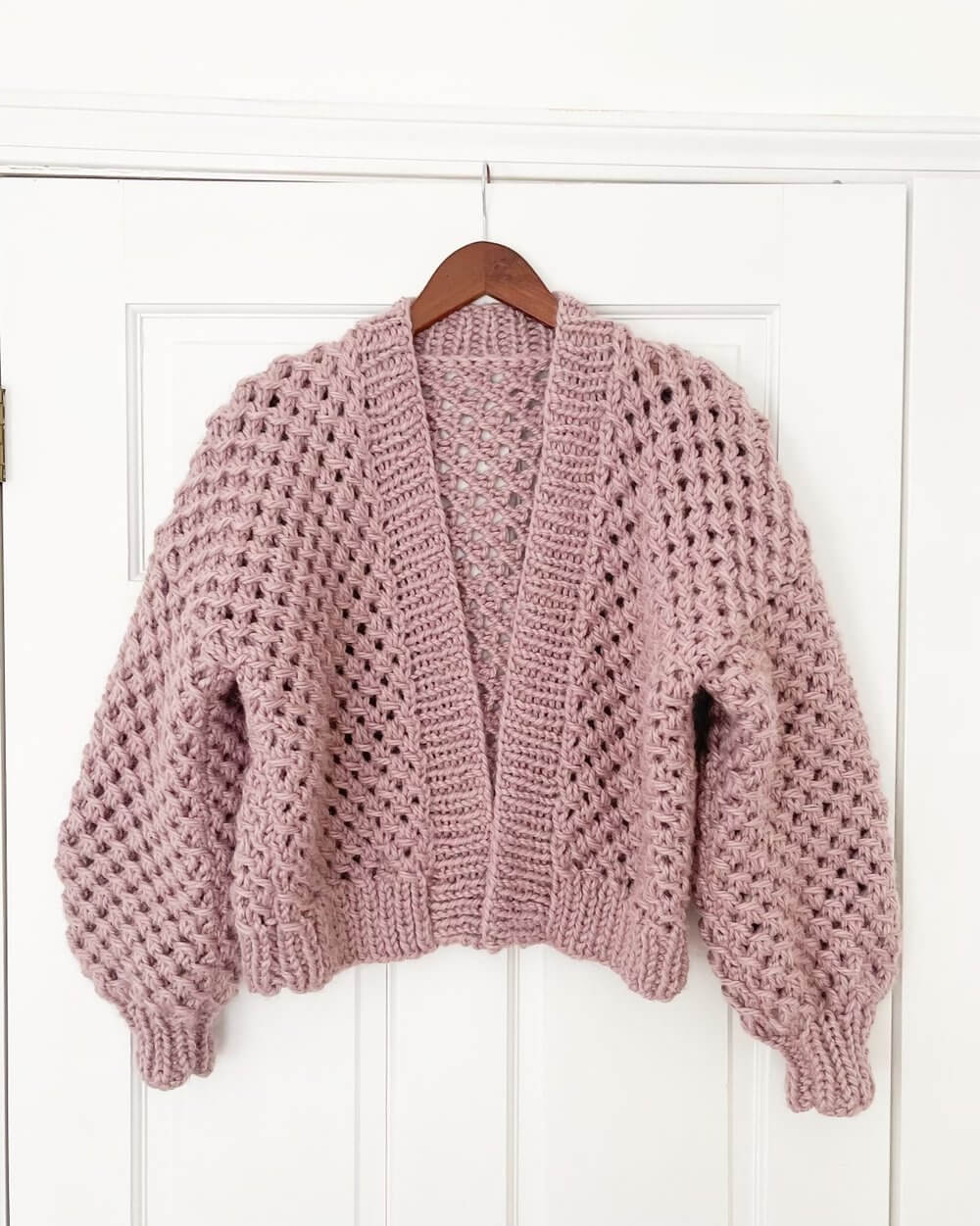 Quick And Easy Lace Cardigan Knitting Pattern