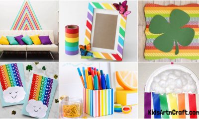 Rainbow Washi Tape Crafts