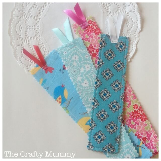 Simple And Easy Fabric Bookmark DIY Craft 