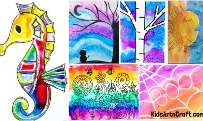 Simple Watercolor Art Projects for School Kids Featured Image