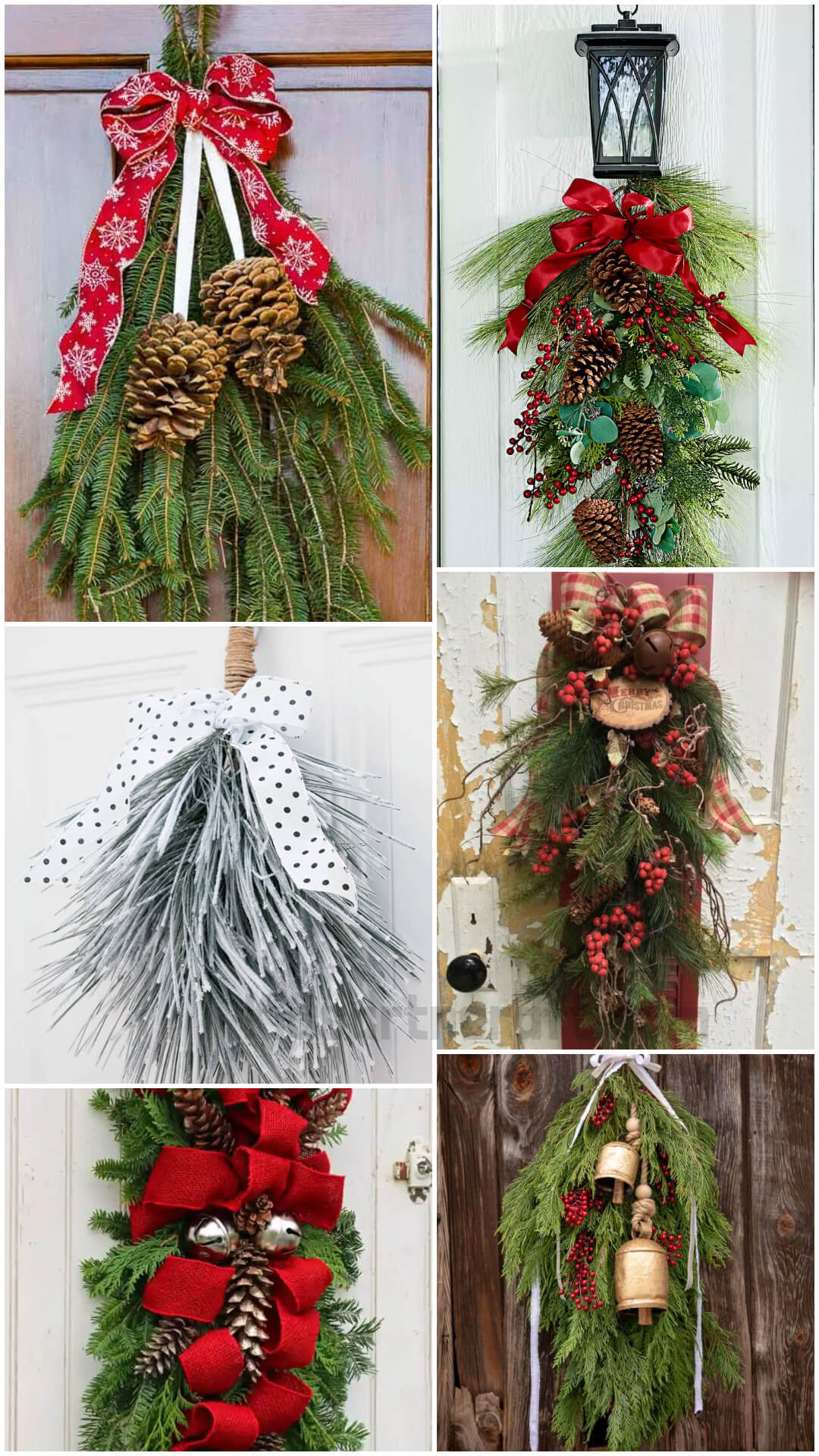 Simple Winter Swag Wreath Ideas