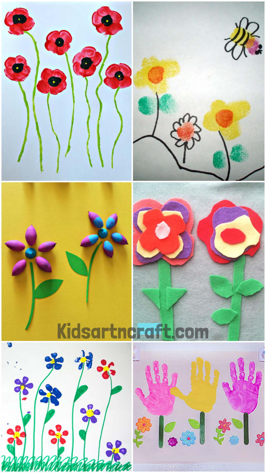 Spring Flower Crafts for Kids