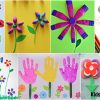 Spring Flower Crafts for Kids Featured Image