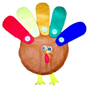 Thanksgiving Turkey Craft Activity With Buttons On FeatherThanksgiving Button Crafts(14 images)